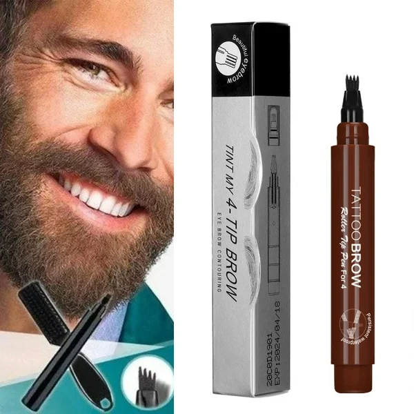 Last Day 49% OFF--Waterproof Beard Filling Pen Kit-Festivesl