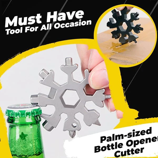 (🔥FACTORY OUTLET-49% OFF) 18-in-1 Snowflake Multi-tool - BUY 2 GET EXTRA 10% OFF-Festivesl