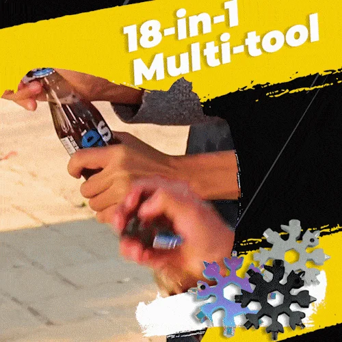 (🔥FACTORY OUTLET-49% OFF) 18-in-1 Snowflake Multi-tool - BUY 2 GET EXTRA 10% OFF-Festivesl