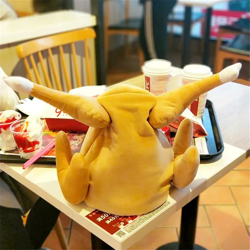 🍗Roast Chicken Hat - Quirky Gift - Moveable Leg-Festivesl
