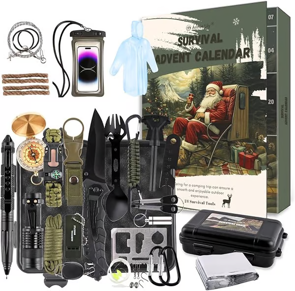 🔥Last Day 49% OFF - Survival Advent Calendar for Adult Men