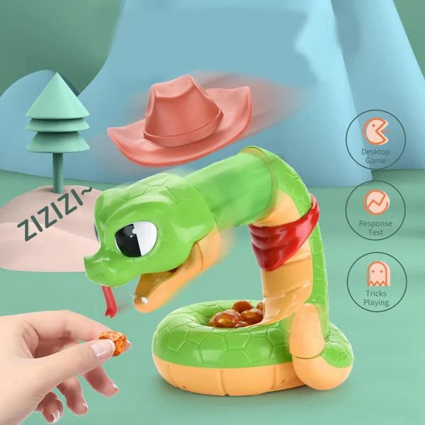 (🔥🎁2023-Christmas Hot Sale🎁49% Off) Electric tricky and scary rattlesnake toy-Festivesl