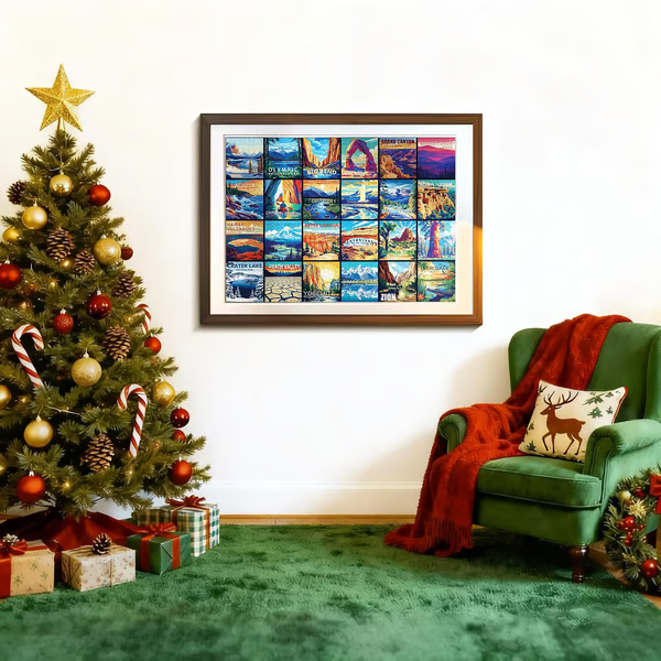 🧩 24-Day Jigsaw Puzzle Advent Calendar – 1000 Pieces, 24 Mini Packs