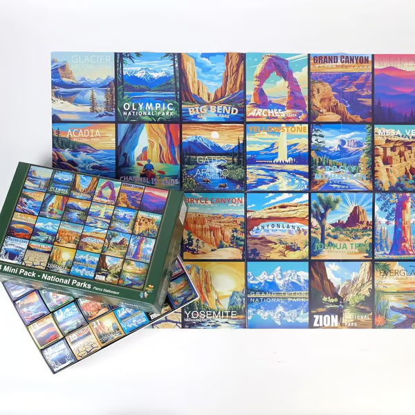 🧩 24-Day Jigsaw Puzzle Advent Calendar – 1000 Pieces, 24 Mini Packs