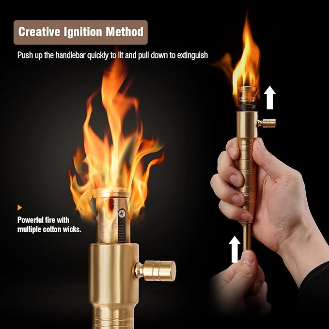 🔥Father's Day Early Sale 65% OFF🔥Windproof Antique Kerosene Lighter. Liberty Torch-Festivesl