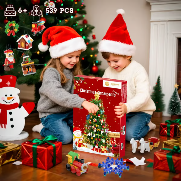 ⏳ Last Day 49% OFF – 🎄24-Day Christmas Surprise Countdown Calendar | 24 Daily Compartments with Surprise Toys for a Fun Screen-Free Holiday Tradition 🎁✨