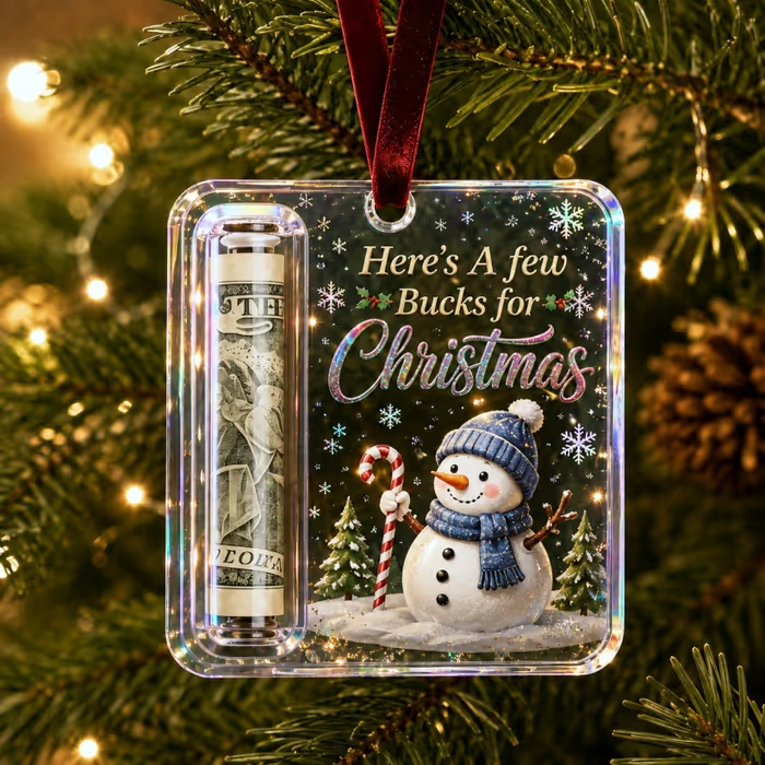 🎄Christmas Cash Gift Ornament- Make Cash Feel Like A Real Christmas Gift💵
