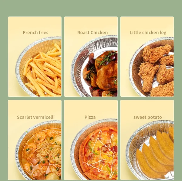 (🌲Early Christmas Sale- SAVE 48% OFF)50 Pcs Set Reusable Aluminum Foil Air Fryer Liners-BUY 2 GET EXTRA 10 % OFF-Festivesl