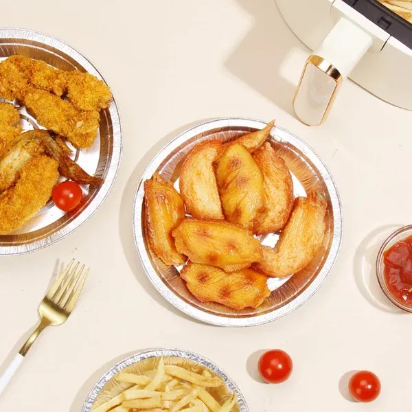 (🌲Early Christmas Sale- SAVE 48% OFF)50 Pcs Set Reusable Aluminum Foil Air Fryer Liners-BUY 2 GET EXTRA 10 % OFF-Festivesl