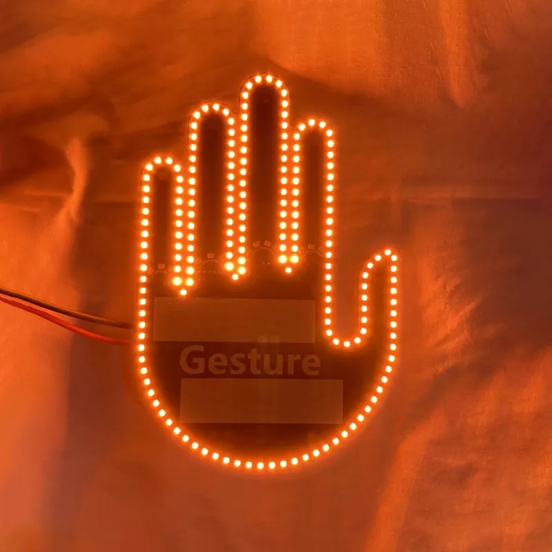 Middle Finger Gesture Light with Remote-Festivesl