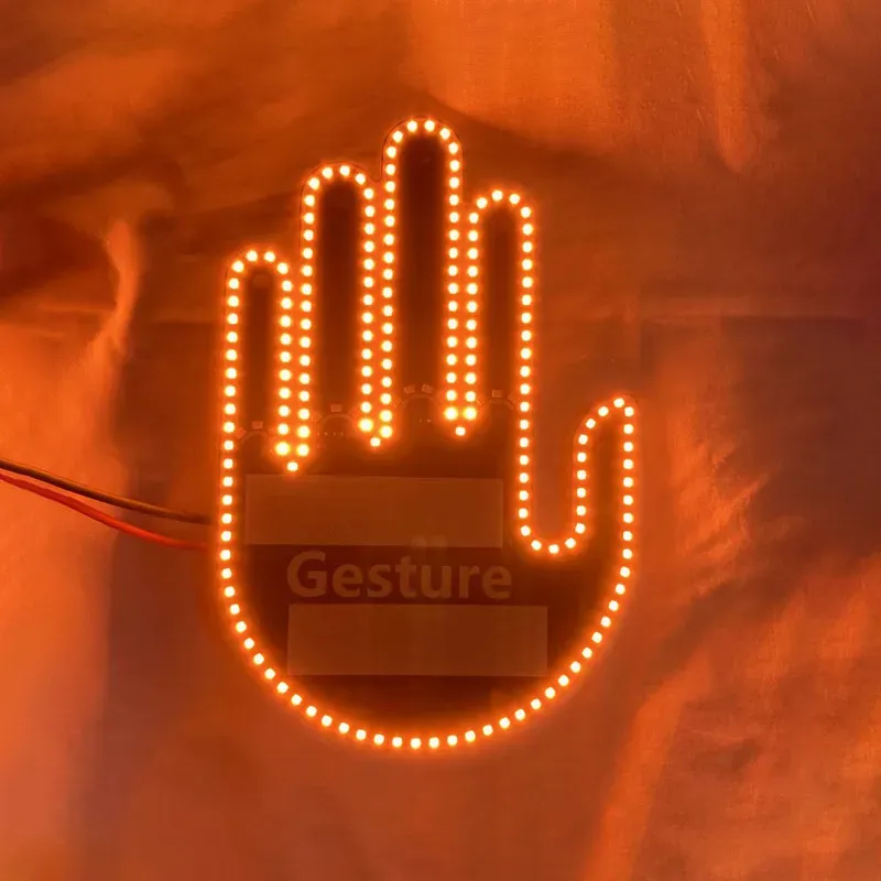 Middle Finger Gesture Light with Remote-Festivesl