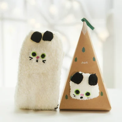 (🌲EARLY CHRISTMAS SALE - 49% OFF) 🎁🧦Christmas Style Thickened Warm Socks - Gift Wrapping🎁BUY 4 GET EXTRA 10% OFF-Festivesl