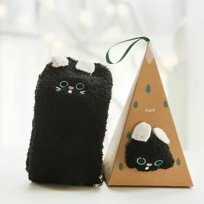 (🌲EARLY CHRISTMAS SALE - 49% OFF) 🎁🧦Christmas Style Thickened Warm Socks - Gift Wrapping🎁BUY 4 GET EXTRA 10% OFF-Festivesl