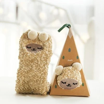 (🌲EARLY CHRISTMAS SALE - 49% OFF) 🎁🧦Christmas Style Thickened Warm Socks - Gift Wrapping🎁BUY 4 GET EXTRA 10% OFF-Festivesl