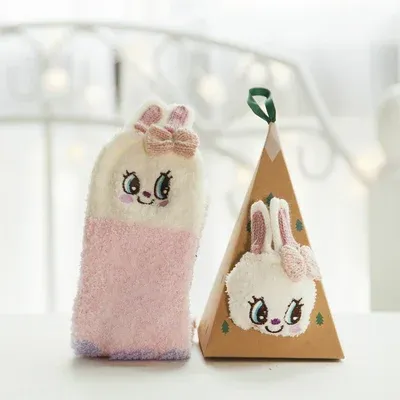 (🌲EARLY CHRISTMAS SALE - 49% OFF) 🎁🧦Christmas Style Thickened Warm Socks - Gift Wrapping🎁BUY 4 GET EXTRA 10% OFF-Festivesl