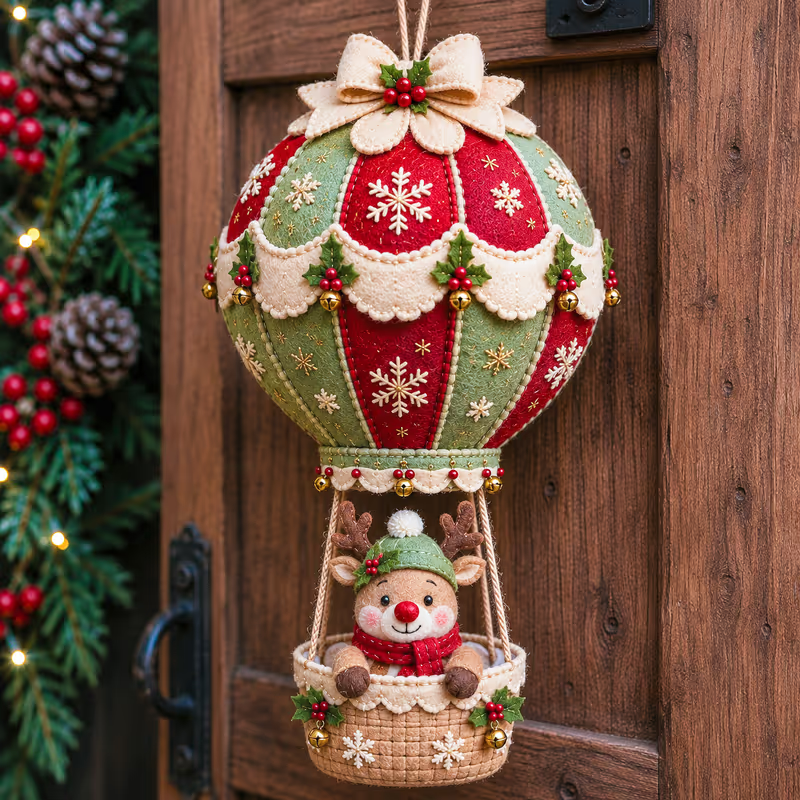 🔥LAST DAY 50% OFF - 🎈 Christmas Hot Air Balloon Hanging DIY Kit