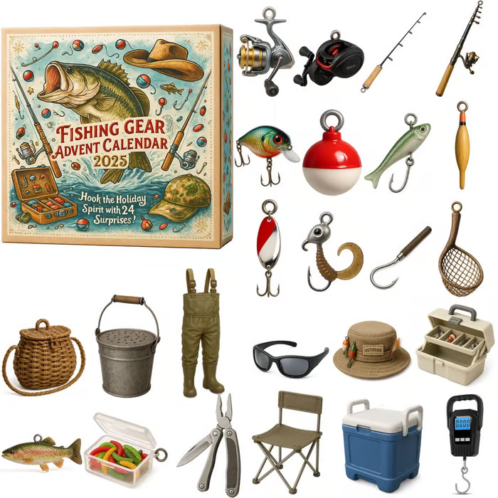 🔥Limited Edition, Only 100 Sets Left! - 🎣Fishing Gear Advent Calendar 2025