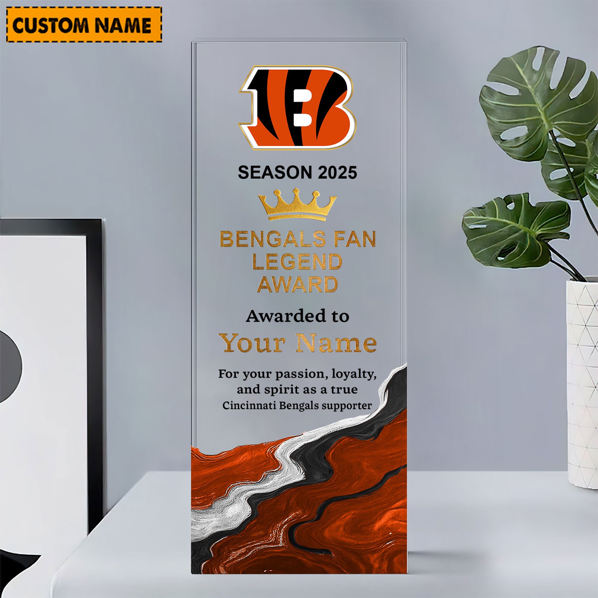 NFL Personalized Acrylic Award Plaque Funny Christmas Gift For Family - Limited Edition