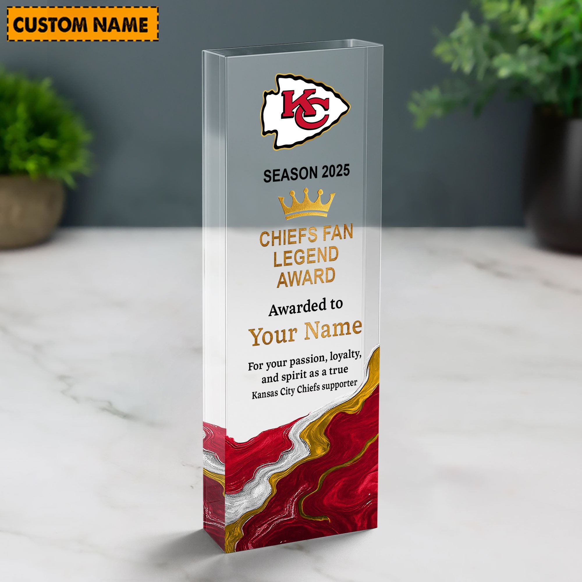 NFL Personalized Acrylic Award Plaque Funny Christmas Gift For Family - Limited Edition