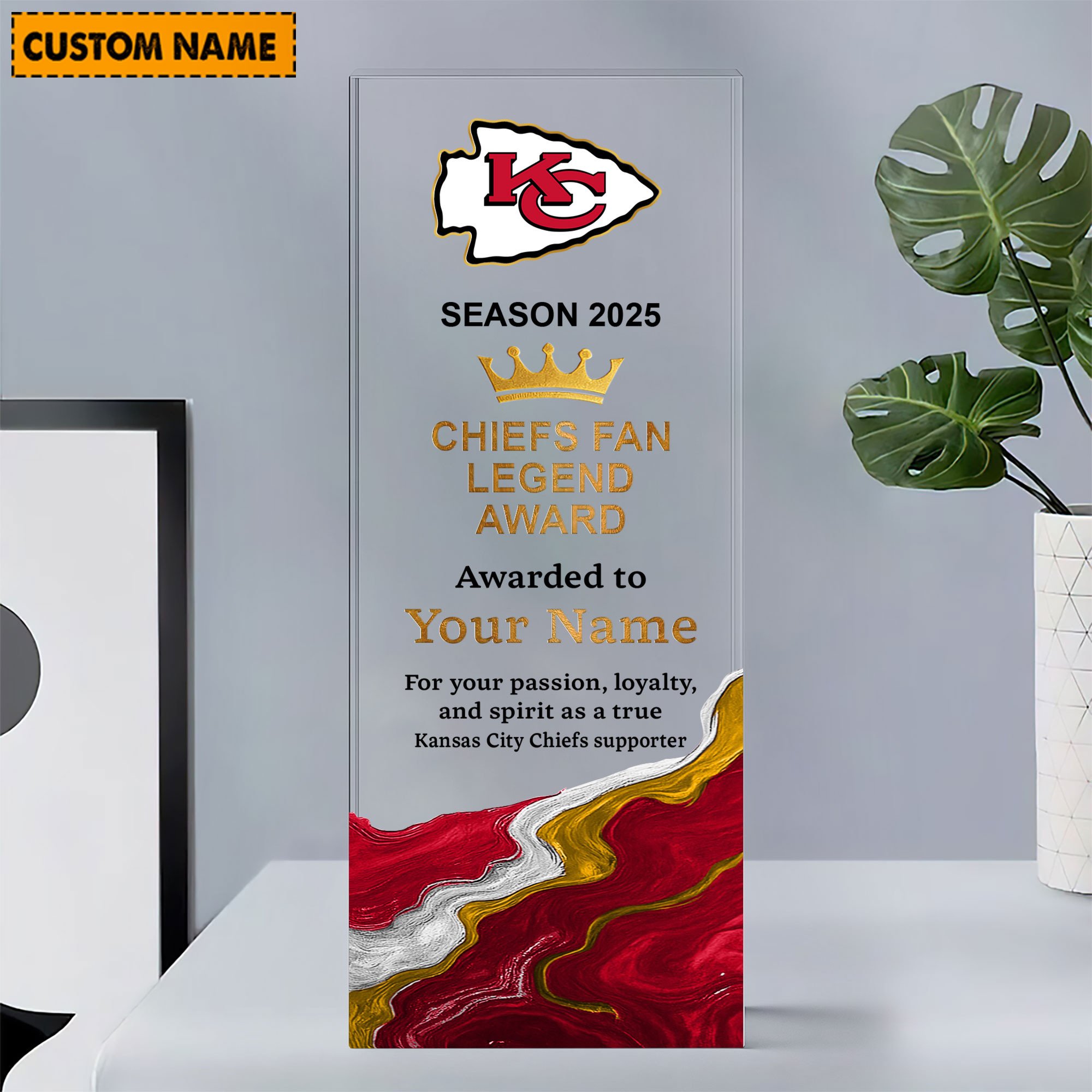 NFL Personalized Acrylic Award Plaque Funny Christmas Gift For Family - Limited Edition