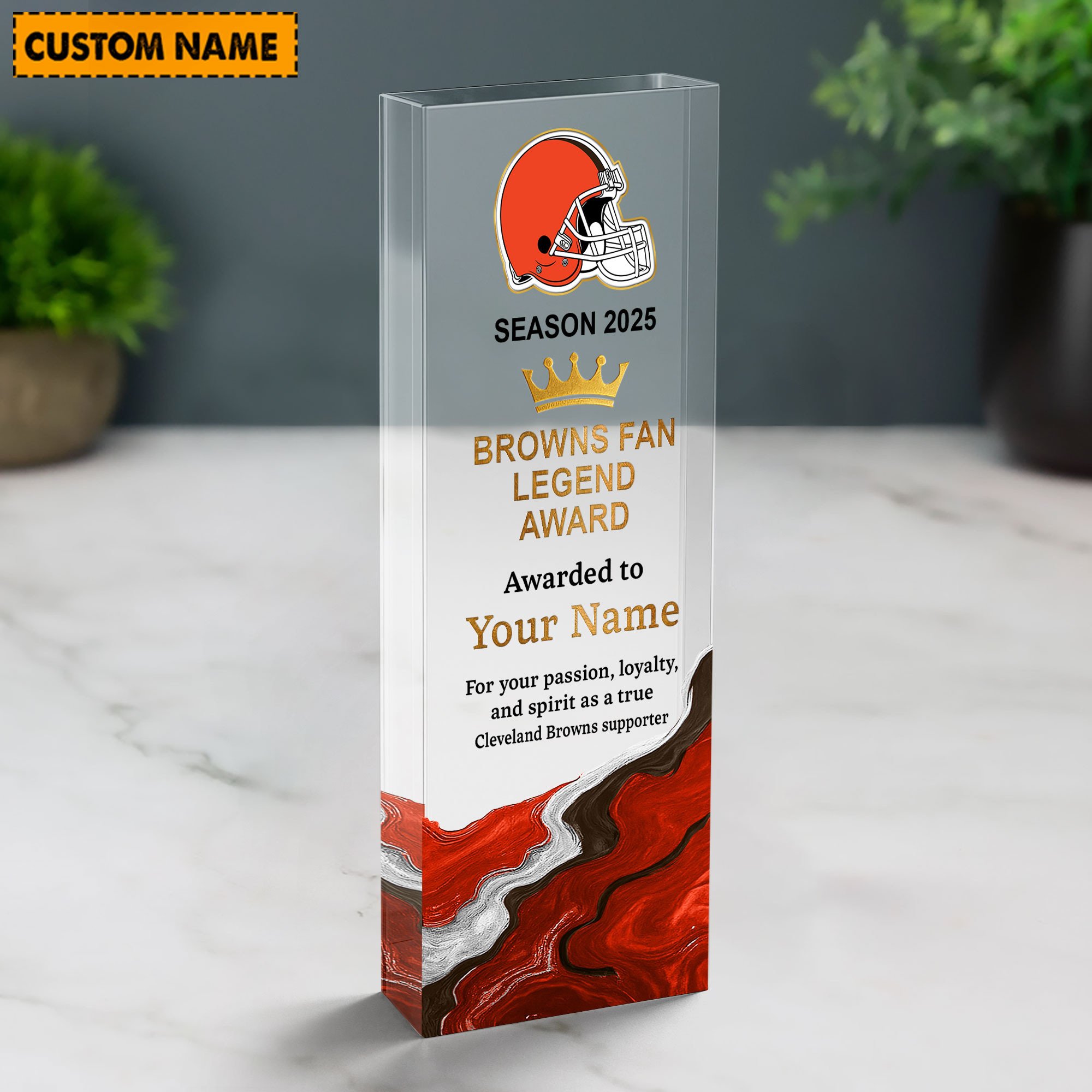 NFL Personalized Acrylic Award Plaque Funny Christmas Gift For Family - Limited Edition