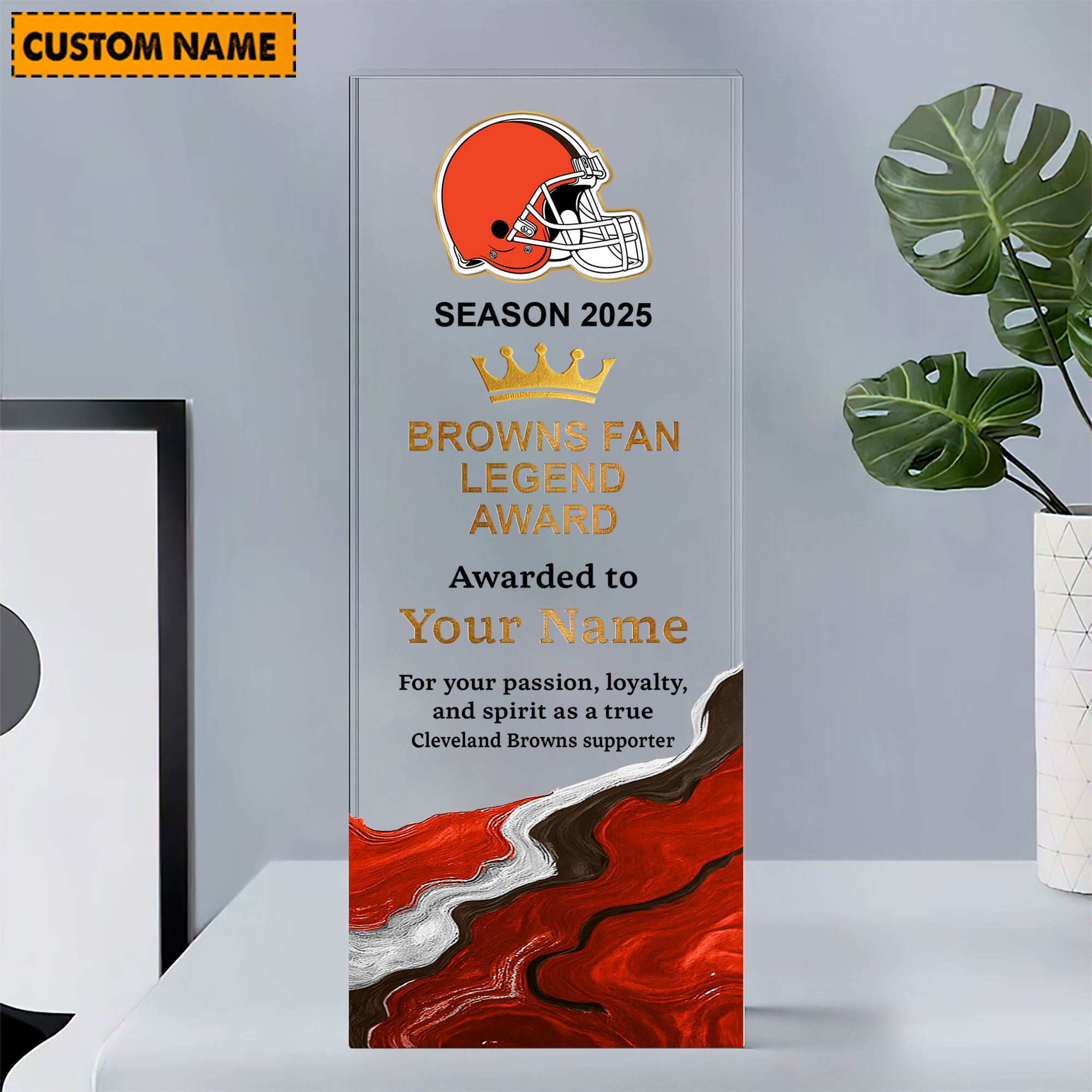 NFL Personalized Acrylic Award Plaque Funny Christmas Gift For Family - Limited Edition