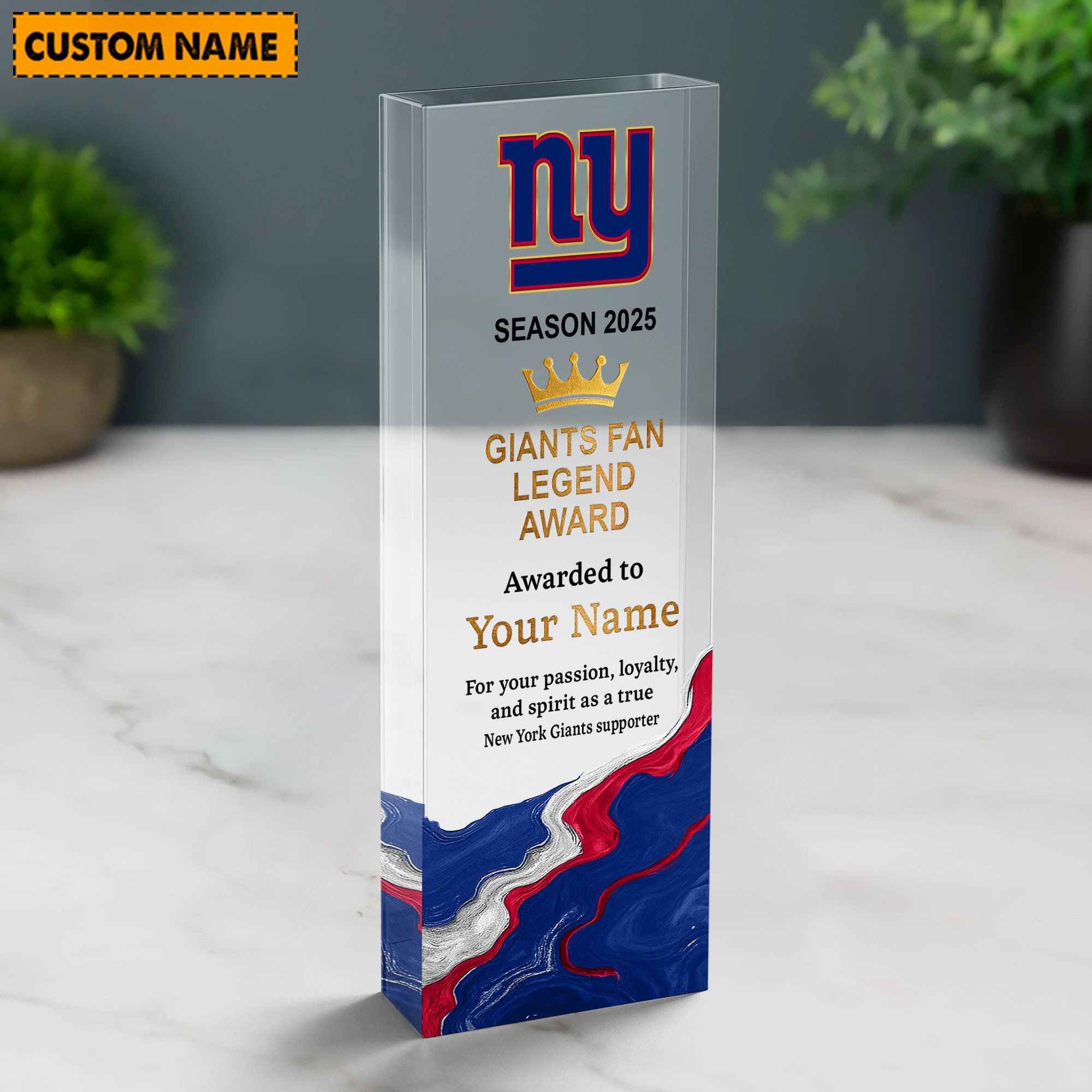 NFL Personalized Acrylic Award Plaque Funny Christmas Gift For Family - Limited Edition