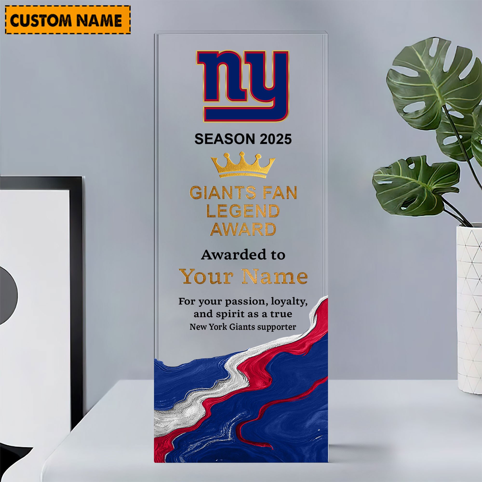 NFL Personalized Acrylic Award Plaque Funny Christmas Gift For Family - Limited Edition