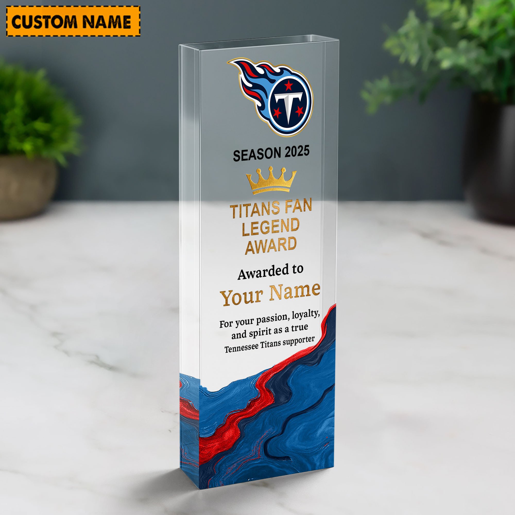 NFL Personalized Acrylic Award Plaque Funny Christmas Gift For Family - Limited Edition