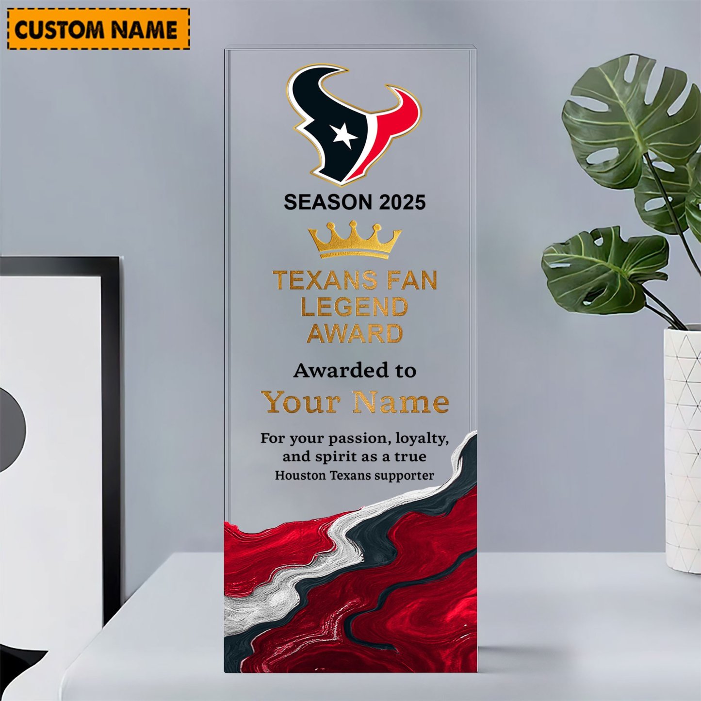 NFL Personalized Acrylic Award Plaque Funny Christmas Gift For Family - Limited Edition