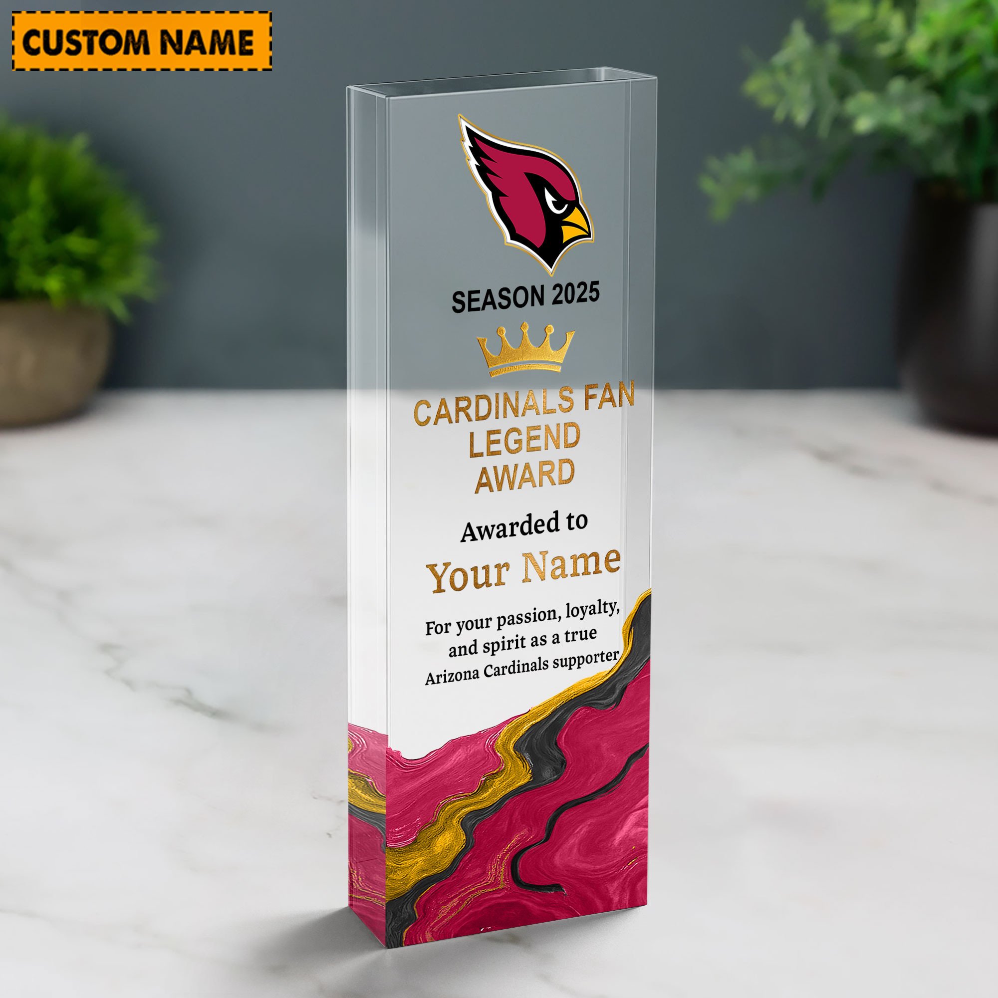NFL Personalized Acrylic Award Plaque Funny Christmas Gift For Family - Limited Edition