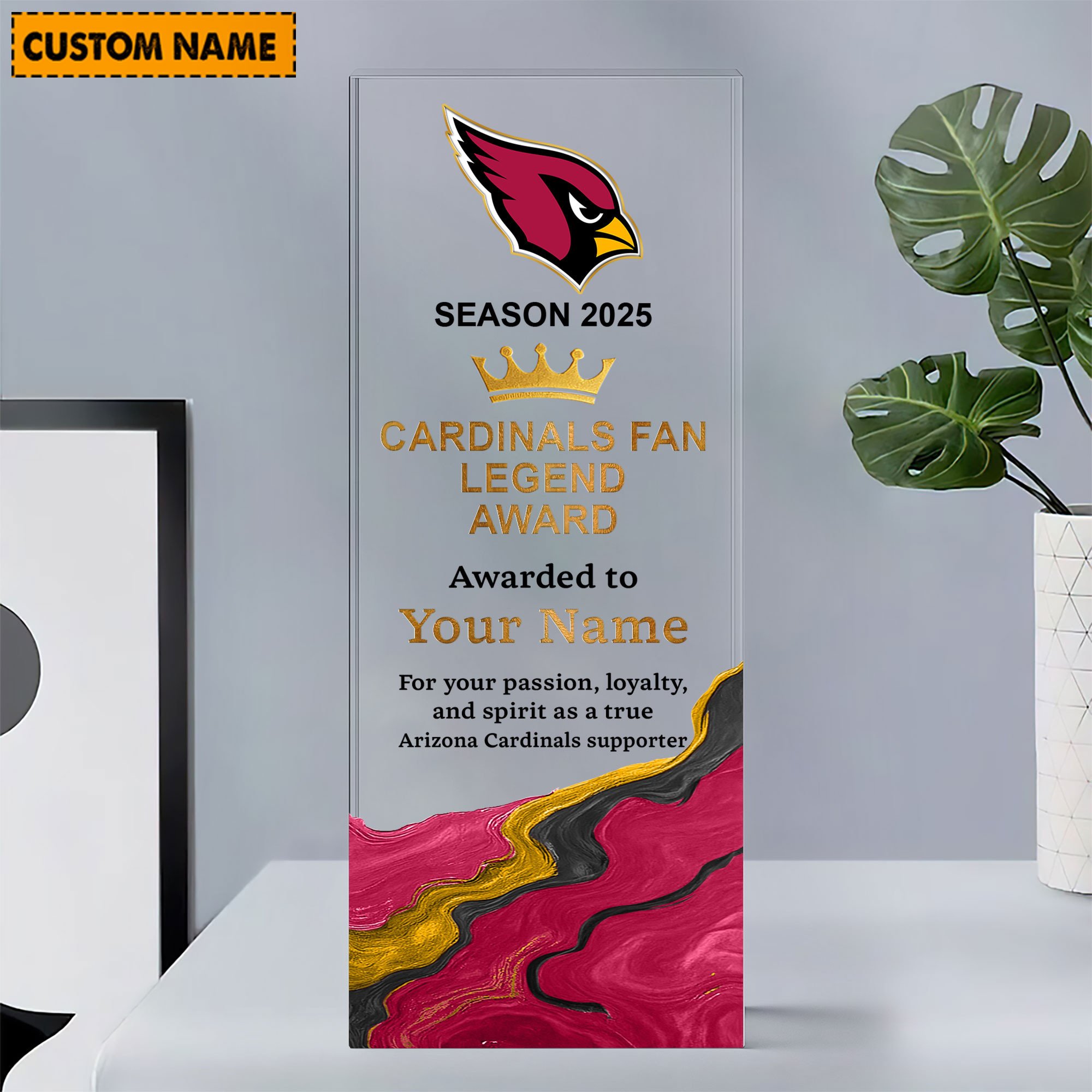 NFL Personalized Acrylic Award Plaque Funny Christmas Gift For Family - Limited Edition