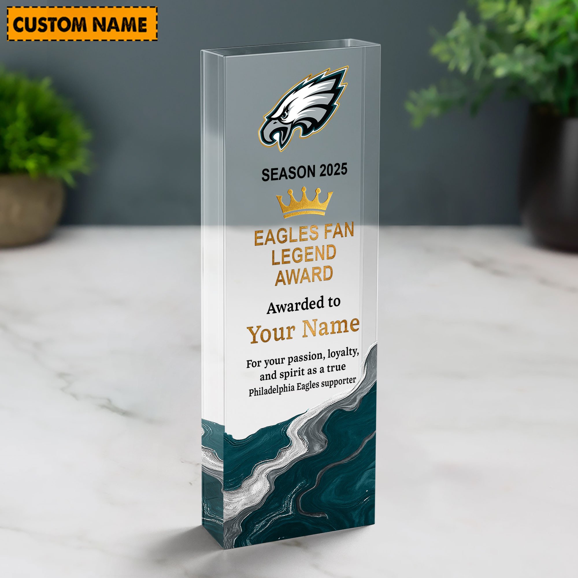 NFL Personalized Acrylic Award Plaque Funny Christmas Gift For Family - Limited Edition