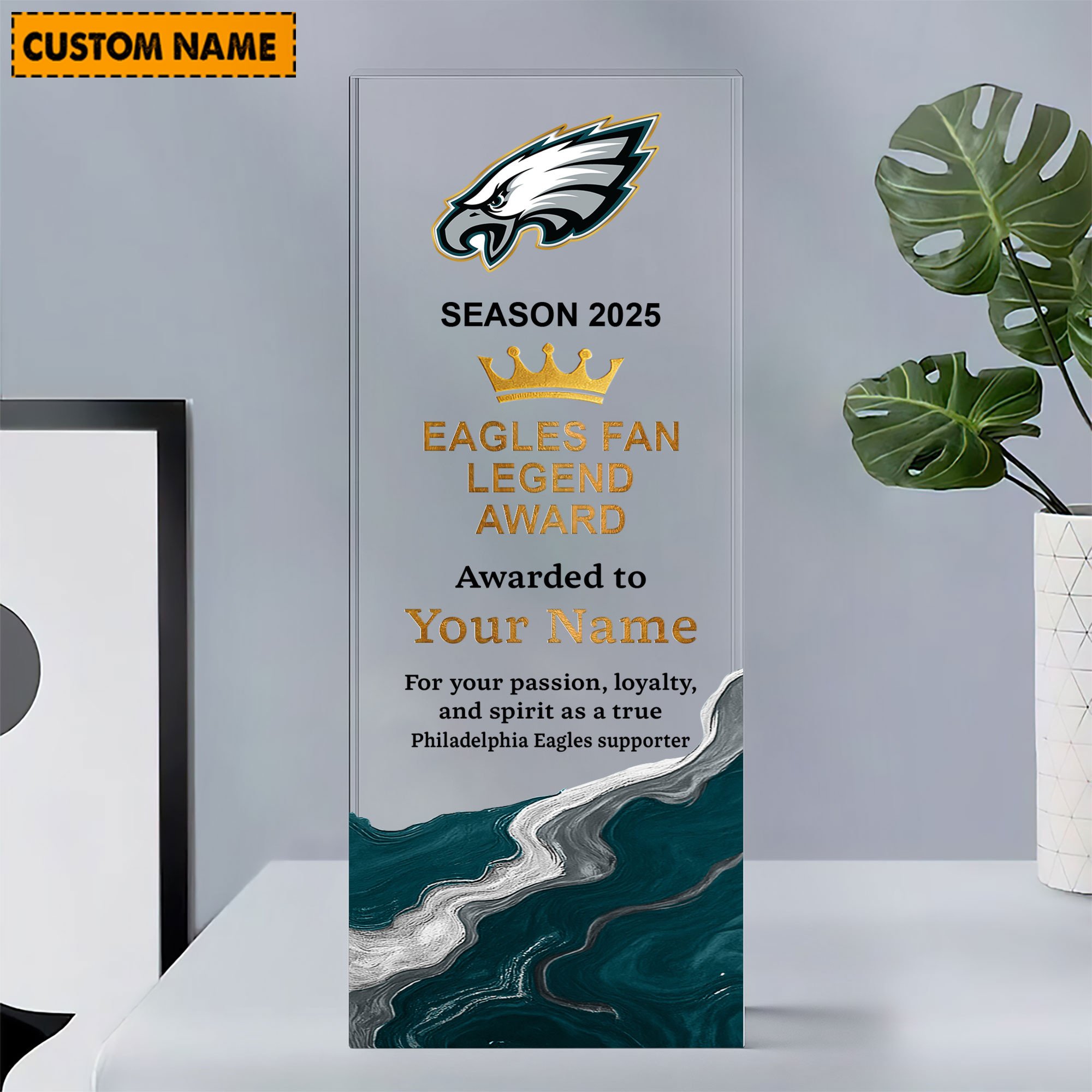 NFL Personalized Acrylic Award Plaque Funny Christmas Gift For Family - Limited Edition