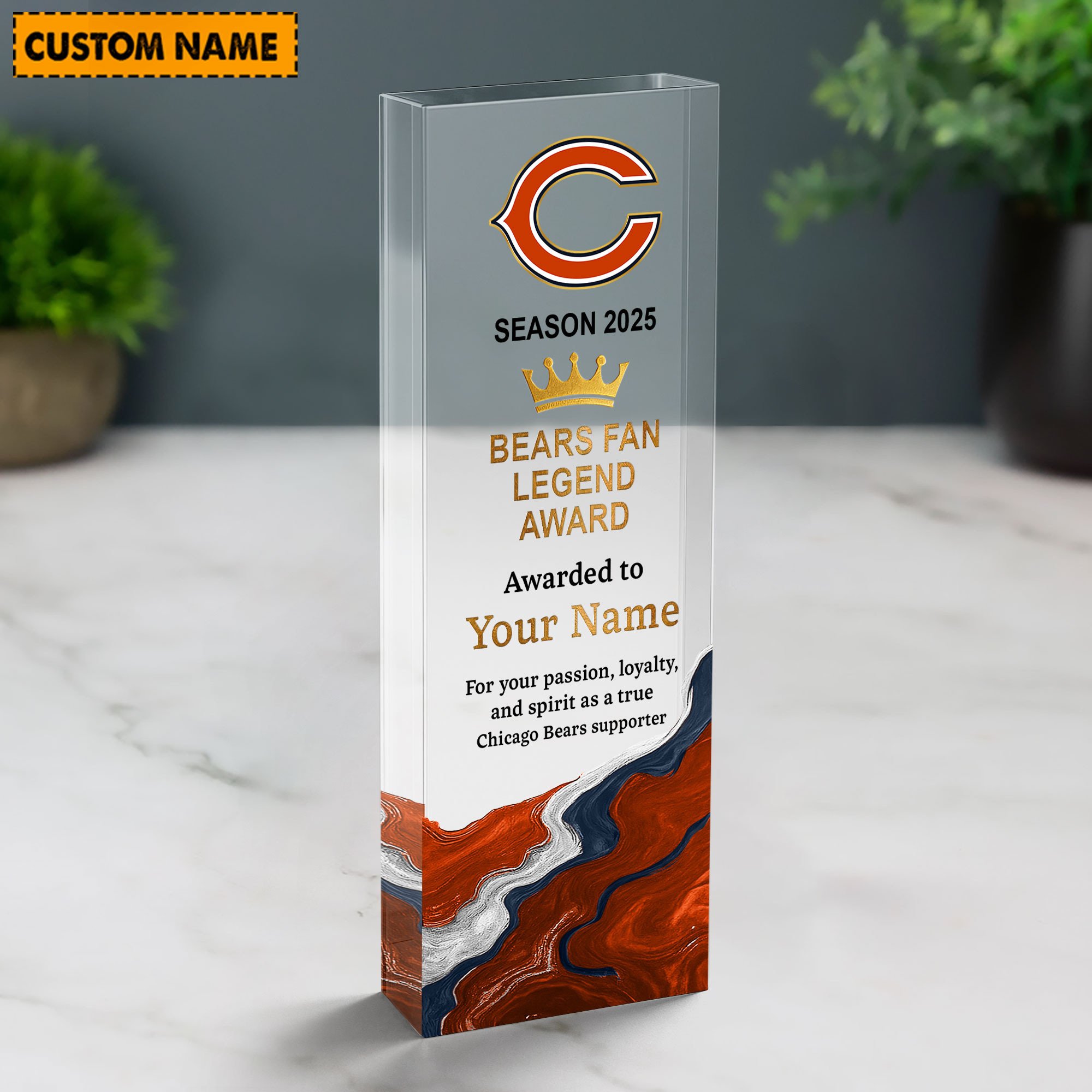 NFL Personalized Acrylic Award Plaque Funny Christmas Gift For Family - Limited Edition