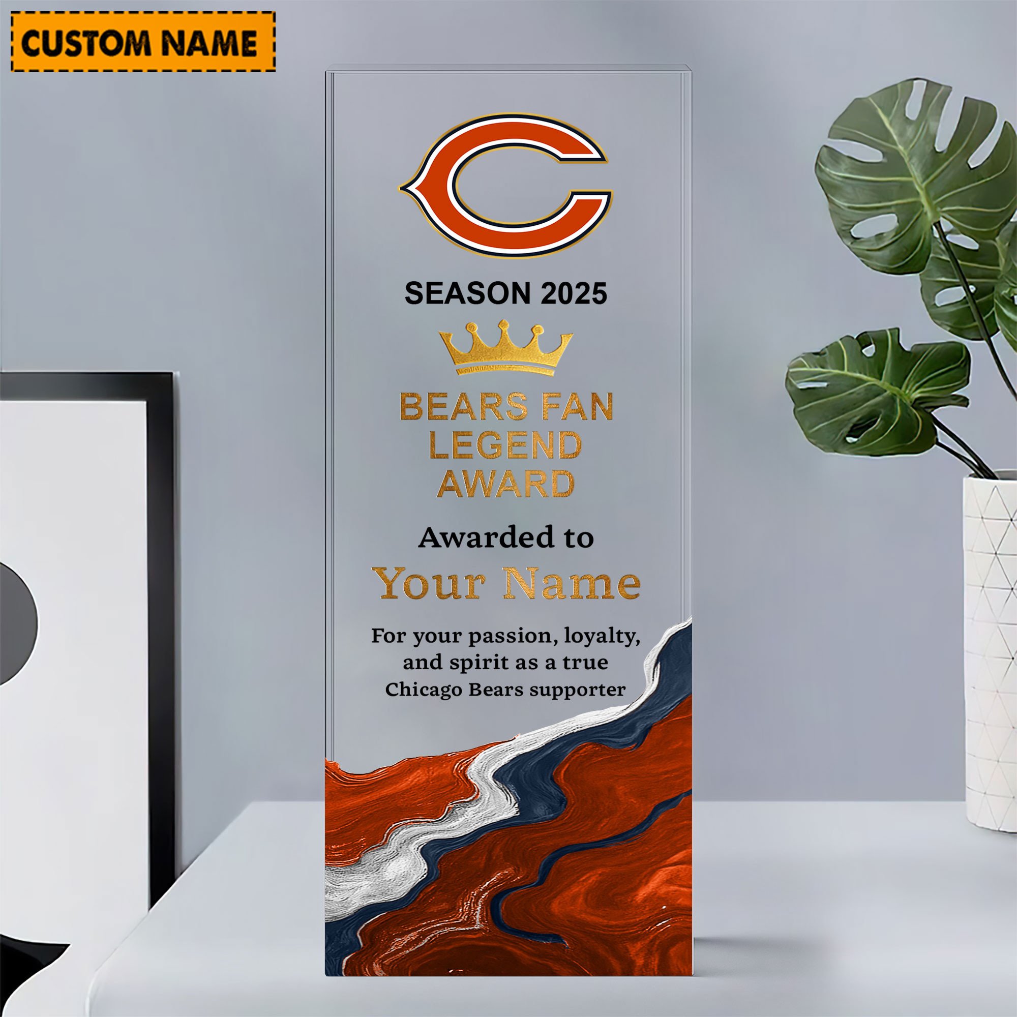 NFL Personalized Acrylic Award Plaque Funny Christmas Gift For Family - Limited Edition