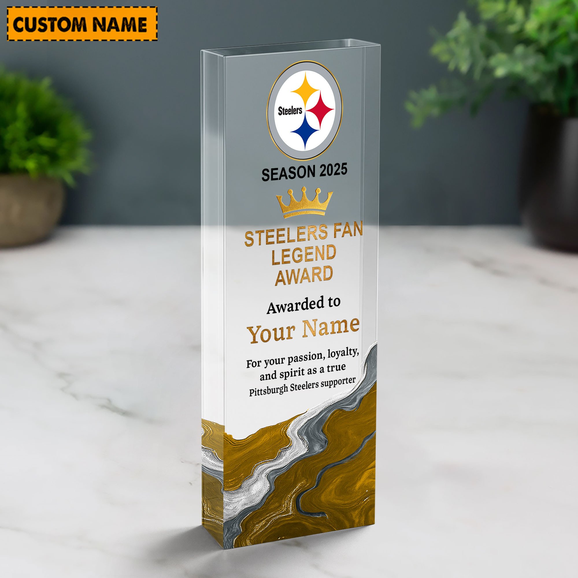 NFL Personalized Acrylic Award Plaque Funny Christmas Gift For Family - Limited Edition