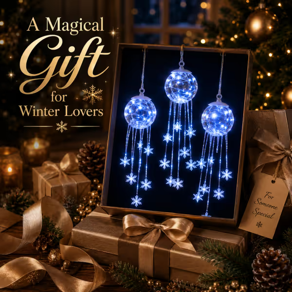 ❄️⛄️Winter Magic Snowflake – LED Hanging Christmas Ornament❄️