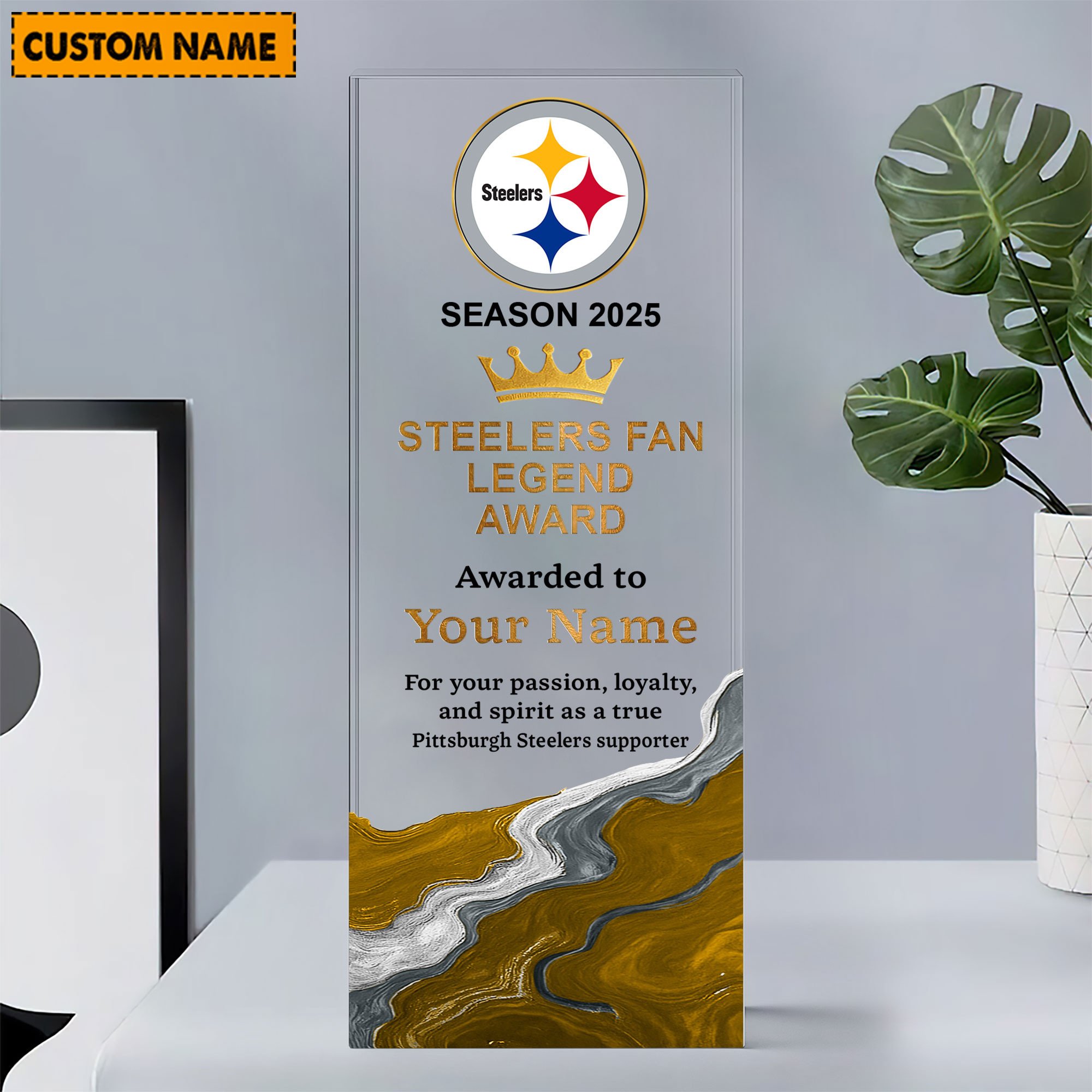 NFL Personalized Acrylic Award Plaque Funny Christmas Gift For Family - Limited Edition