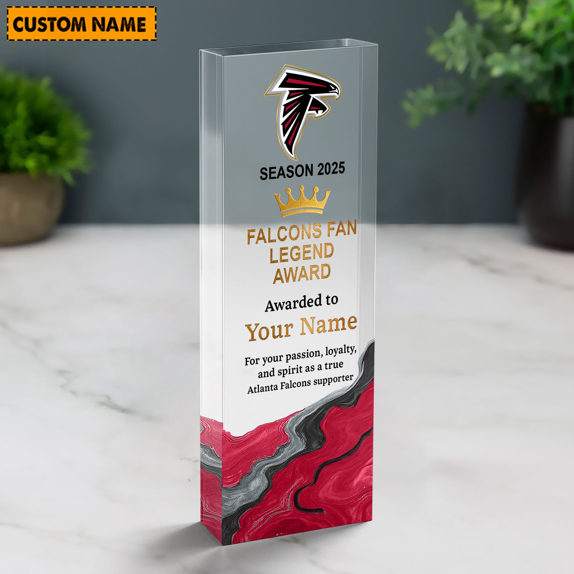 NFL Personalized Acrylic Award Plaque Funny Christmas Gift For Family - Limited Edition