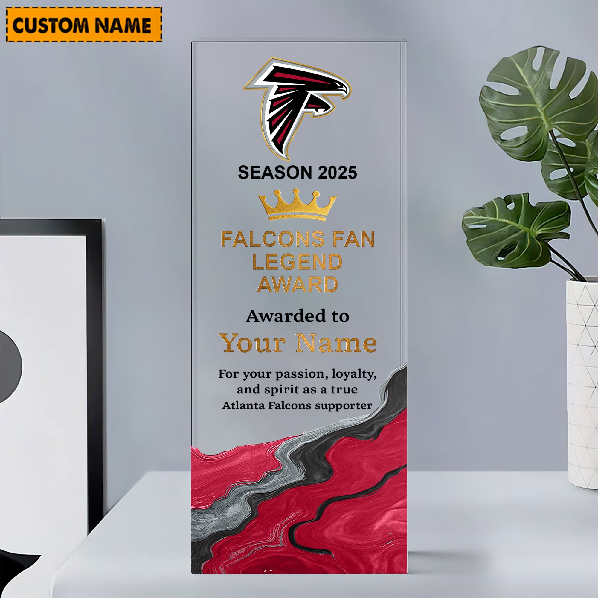 NFL Personalized Acrylic Award Plaque Funny Christmas Gift For Family - Limited Edition