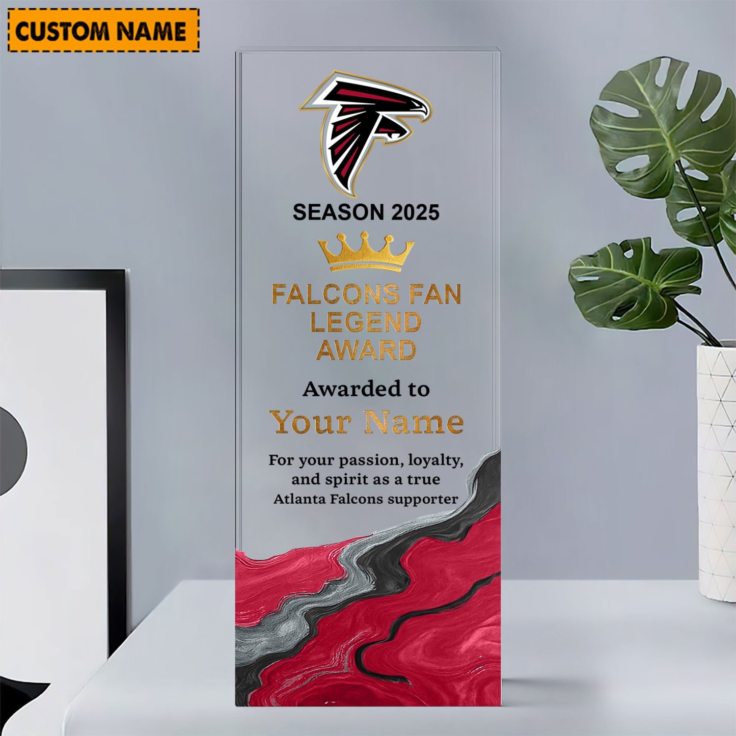 NFL Personalized Acrylic Award Plaque Funny Christmas Gift For Family - Limited Edition