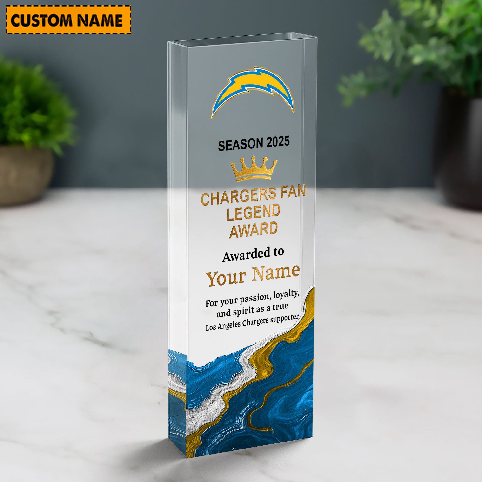 NFL Personalized Acrylic Award Plaque Funny Christmas Gift For Family - Limited Edition