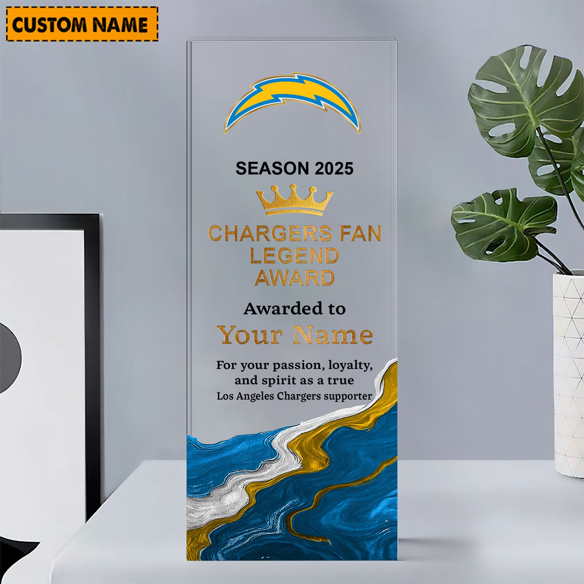 NFL Personalized Acrylic Award Plaque Funny Christmas Gift For Family - Limited Edition