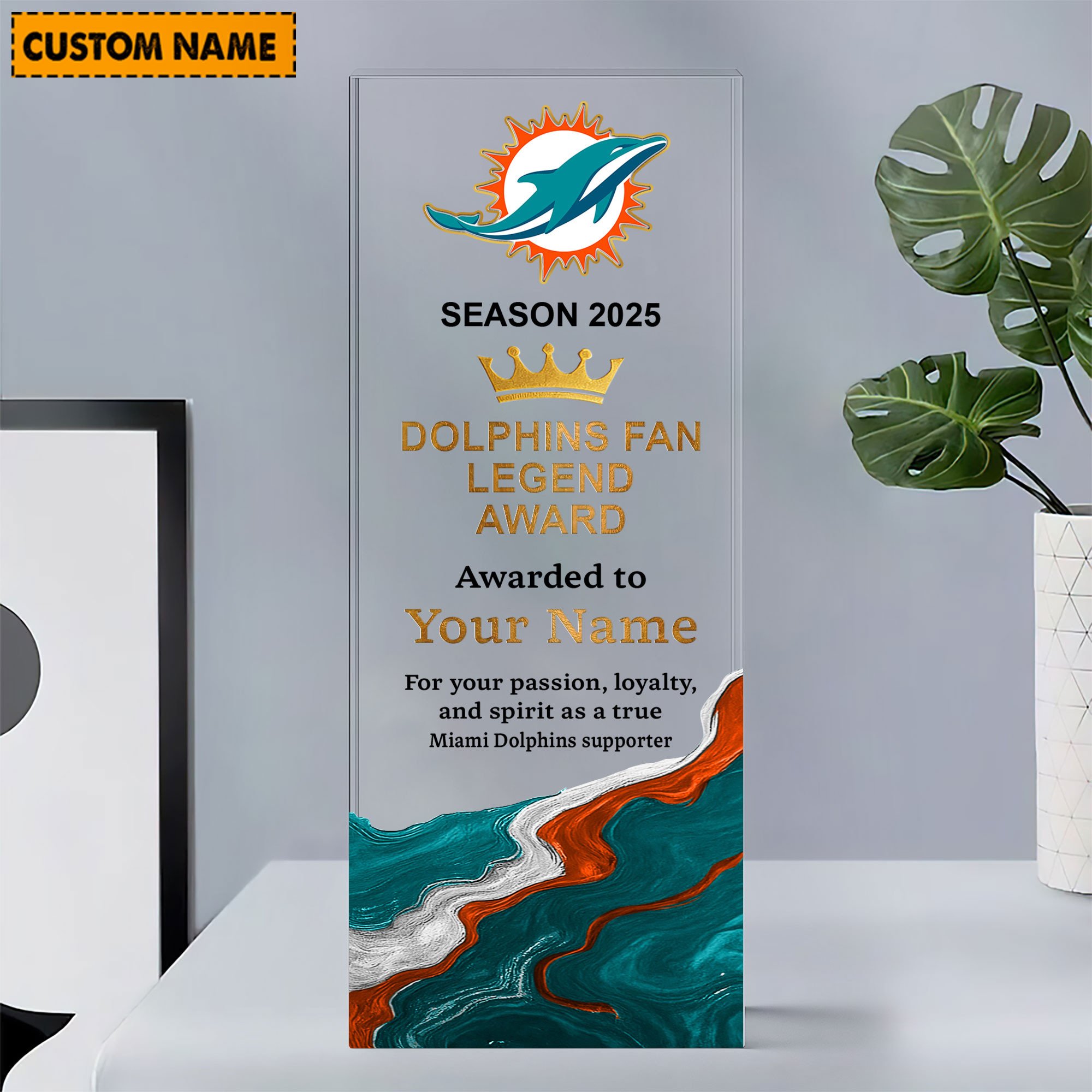 NFL Personalized Acrylic Award Plaque Funny Christmas Gift For Family - Limited Edition