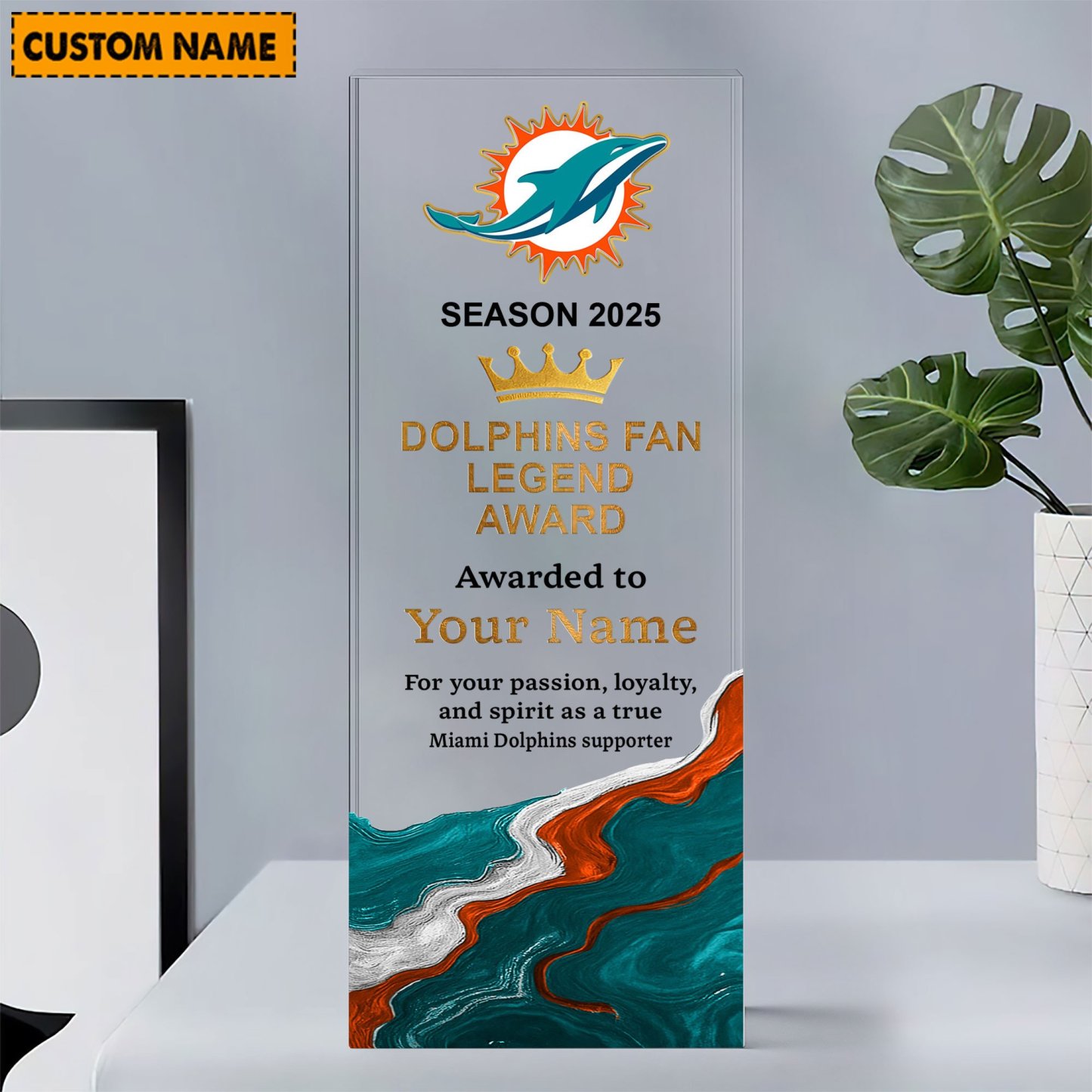 NFL Personalized Acrylic Award Plaque Funny Christmas Gift For Family - Limited Edition