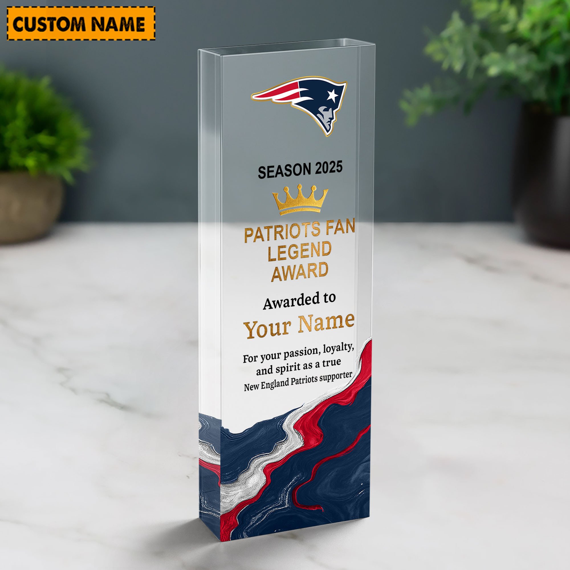 NFL Personalized Acrylic Award Plaque Funny Christmas Gift For Family - Limited Edition