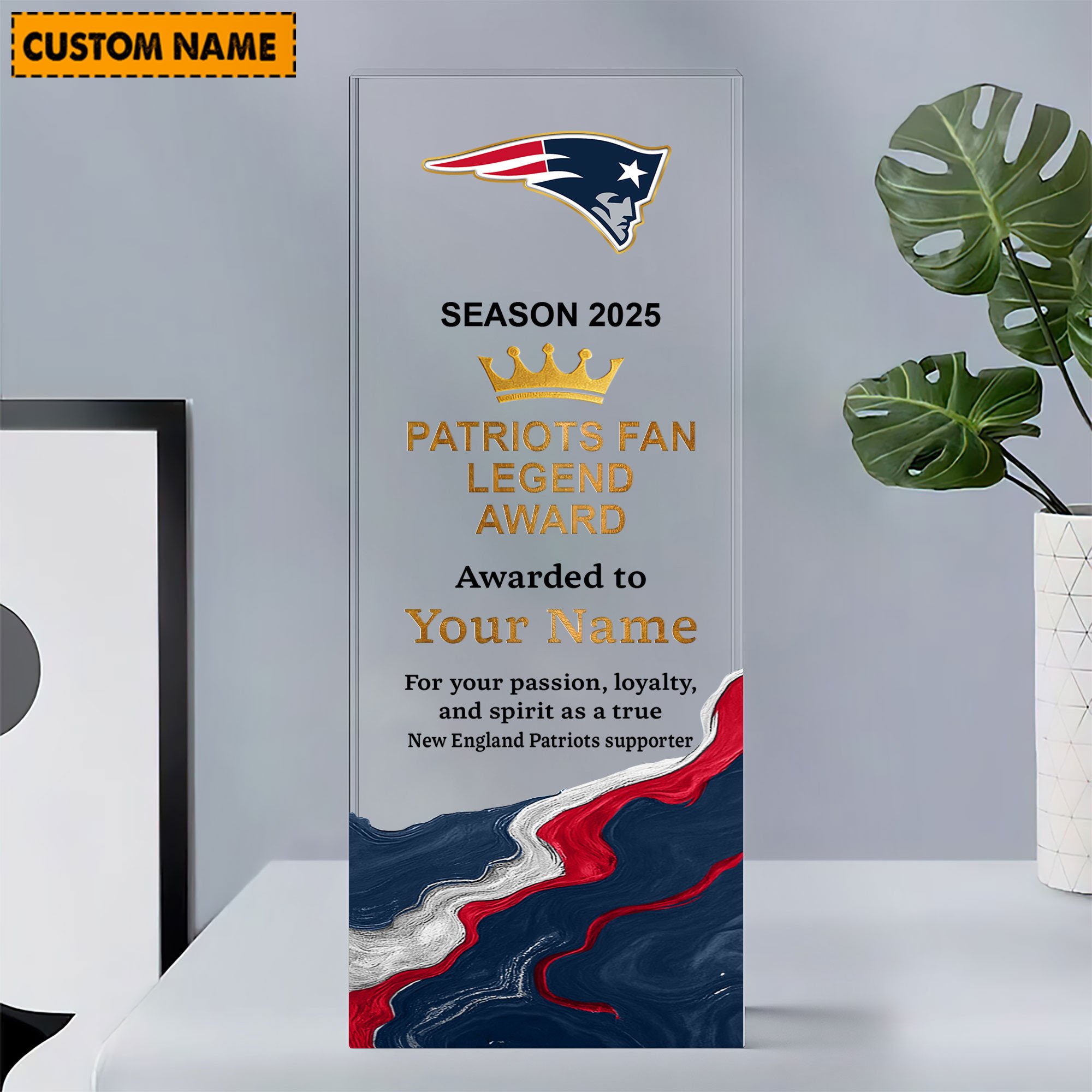 NFL Personalized Acrylic Award Plaque Funny Christmas Gift For Family - Limited Edition