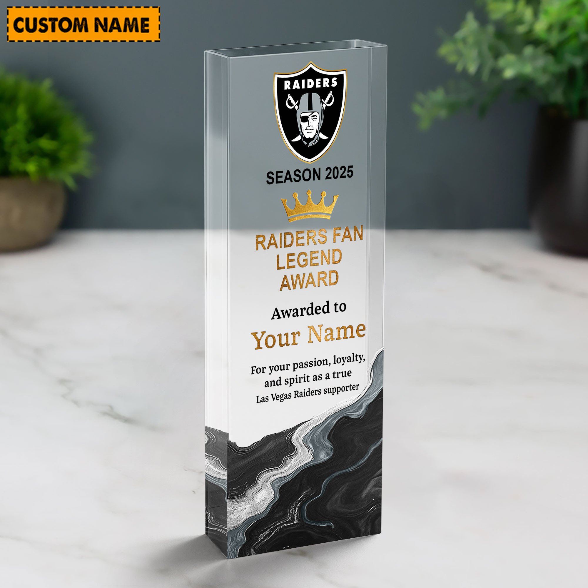 NFL Personalized Acrylic Award Plaque Funny Christmas Gift For Family - Limited Edition