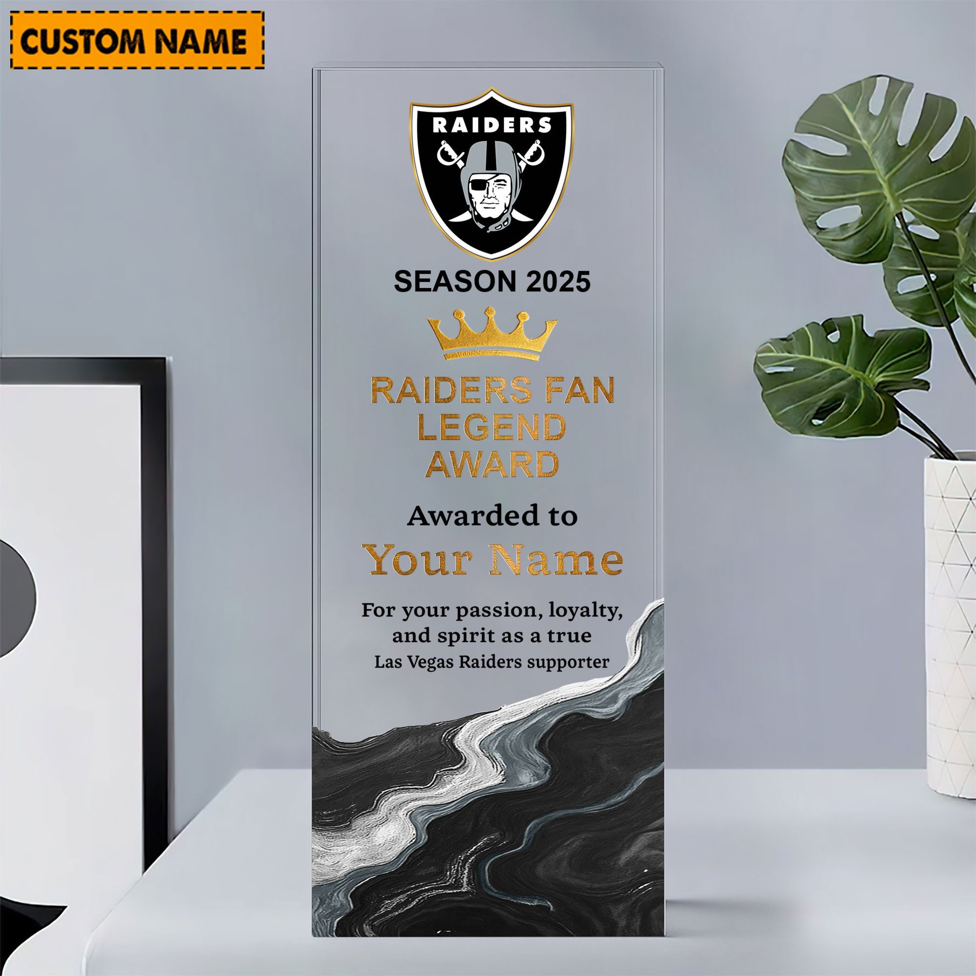 NFL Personalized Acrylic Award Plaque Funny Christmas Gift For Family - Limited Edition